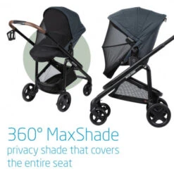 Maxi-Cosi Maxi Cosi Tayla Modular Lightweight Stroller 29 Maxi-Cosi Maxi Cosi Tayla Modular Lightweight Stroller -Megababies USA CV369FNB MaxiCosi TaylaStroller MaxShade