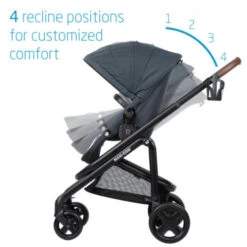 Maxi-Cosi Maxi Cosi Tayla Modular Lightweight Stroller 28 Maxi-Cosi Maxi Cosi Tayla Modular Lightweight Stroller -Megababies USA CV369FNB MaxiCosi TaylaStroller Recline