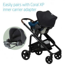 Maxi-Cosi Maxi Cosi Tayla Modular Lightweight Stroller 38 Maxi-Cosi Maxi Cosi Tayla Modular Lightweight Stroller -Megababies USA CV369 MaxiCosi TaylaStroller CoralAdapter 1