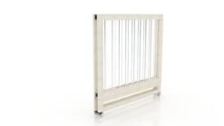 Melo Caress Mini Portable Crib -Megababies USA CaressMiniWashedWhiteAcrylicFolded