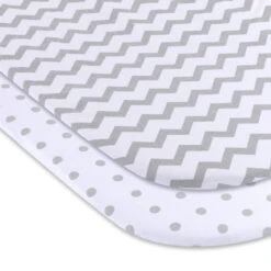 Ely's & Co. Waterproof Bassinet Sheet - 2 Pack -Megababies USA CheveronBassinetWP stack 600x 2af8aece b2e6 46b5 bb17 15bf99bbfadf