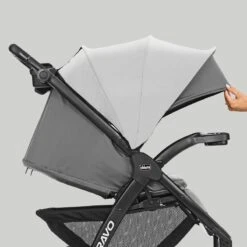Chicco Bravo LE ClearTex Quick-Fold Stroller -Megababies USA Chicco Bravo 2.0 LE Canopy Visor