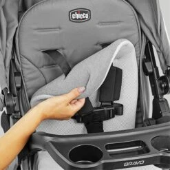 Chicco Bravo LE ClearTex Quick-Fold Stroller -Megababies USA Chicco Bravo 2.0 LE Reverse Pad
