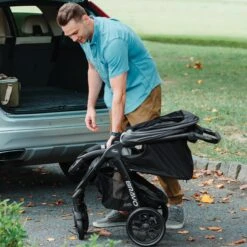 Chicco Bravo LE ClearTex Quick-Fold Stroller -Megababies USA Chicco Bravo LE ClearTex 2.0 Fold 2400x2400 1