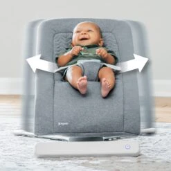 Chicco E-Motion Auto-Glider & Bouncer - Grey -Megababies USA Chicco Emotion Grey Motion 2400x2400 1