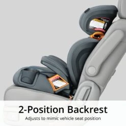 Chicco KidFit ClearTex Plus 2-in-1 Belt Positioning Booster Car Seat -Megababies USA Chicco KidFit AdaptPlus Chicco KidFit AdaptPlus Backrest word