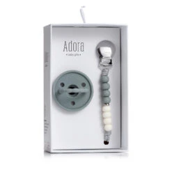 Adora Pacifier And Clip Gift Set -Megababies USA Classic Graphite Ombre 960x 5b926aac b3fd 44a8 b830 d2c531c07db8