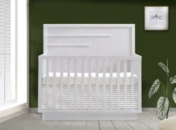 Natart Como Convertible Crib With Horizontal Molding 7 Natart Como Convertible Crib With Horizontal Molding -Megababies USA Como 3 white