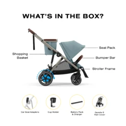 Cybex Gold E-Gazelle S Electronic Assist Stroller 30 Cybex Gold E-Gazelle S Electronic Assist Stroller -Megababies USA Cybex 524000539 10