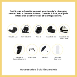 Cybex Gold E-Gazelle S Electronic Assist Stroller 33 Cybex Gold E-Gazelle S Electronic Assist Stroller -Megababies USA Cybex 524000539 11