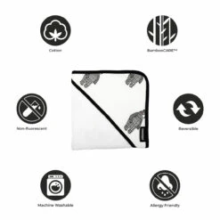 Innobaby Dono&Dono Hooded Cotton Muslin Towel For Infants And Babies -Megababies USA DDHDT 001 icons 1500X1500 74578.1556132059