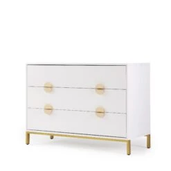 Dadada Chicago 3-Drawer Dresser 12 Dadada Chicago 3-Drawer Dresser -Megababies USA DD Chicago P Dresser 45Angle