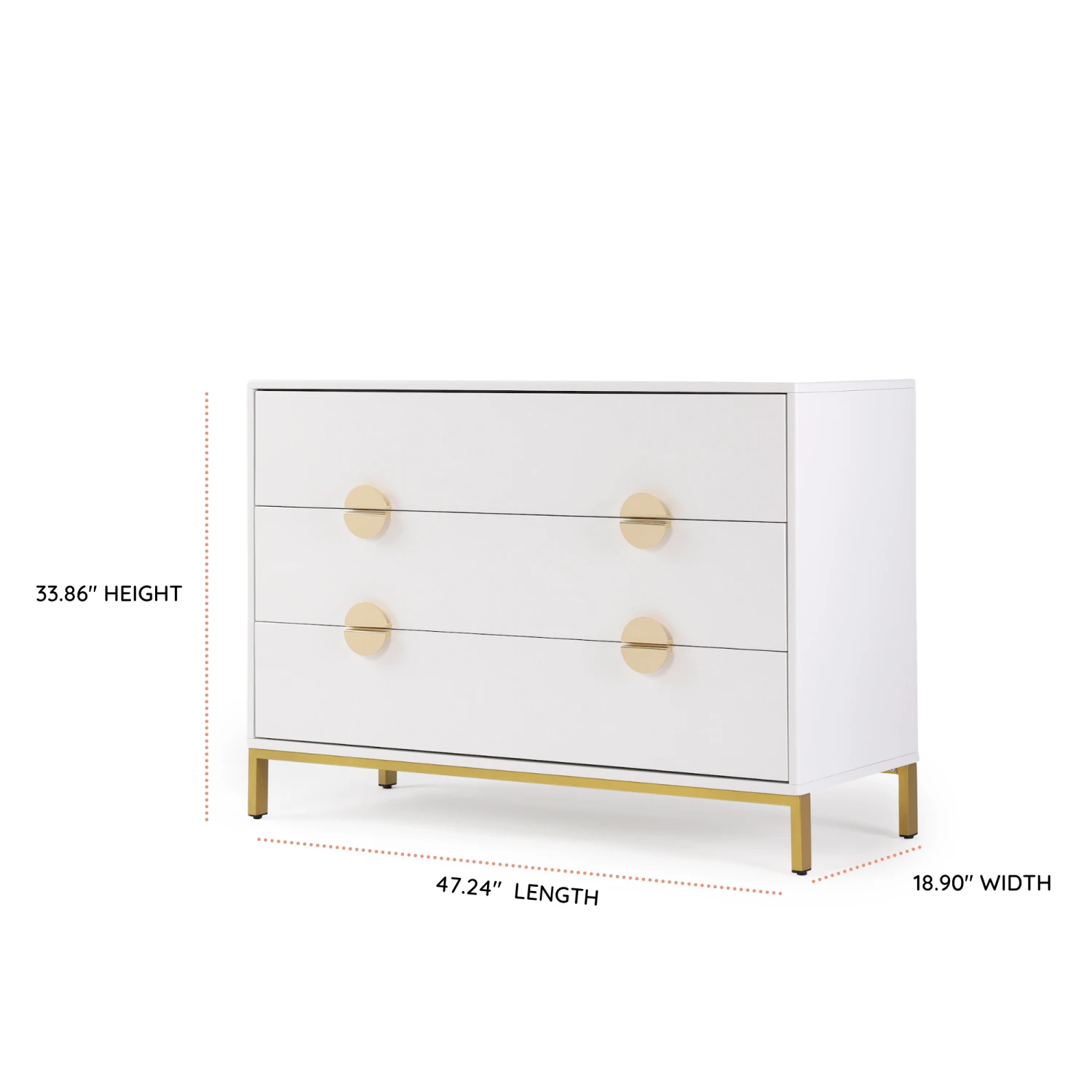 Dadada Chicago 3-Drawer Dresser 5 Dadada Chicago 3-Drawer Dresser - Image 5