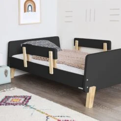 Dadada Muse Toddler Bed -Megababies USA DD Muse LS graphite todder bed