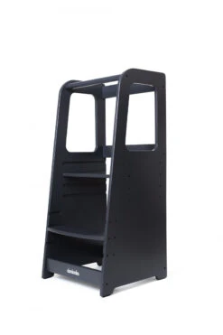 Dadada Toddler Tower -Megababies USA DD ToddlerTower Graphite Angle