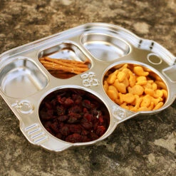 Innobaby Din Din SMART Stainless Steel Divided BPA Free Plate For Babies, Toddlers And Kids -Megababies USA DS DPL SF 895411002640 3 11515.1550162879