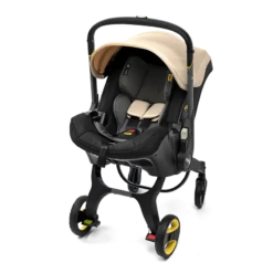 Doona Canopy And Shoulder Pads -Megababies USA Doona US Fabric Set angle 35649 Sahara Sand V2