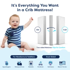 Moonlight Slumber Starlight Dream Crib Mattress (Compressed & Rolled) 28 Moonlight Slumber Starlight Dream Crib Mattress (Compressed & Rolled) -Megababies USA DualSided e05ef8c0 e78d 41f3 beb9 a4fcb3d7d3f5
