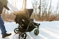 Valco Baby Caramel Leather-Look Handle Covers For Neo/Duo X -Megababies USA DuoXlife2