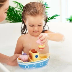 Toomies Peppa Grandpa Pig's Splash & Pour Boat -Megababies USA E73414 SH A03 69717.1679610887