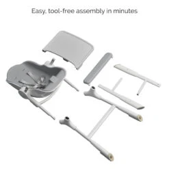 Oribel Cocoon Z 3-Stage High Chair -Megababies USA EasyAssemblyGreyCocoonZHighChair 1 1000x b5f2a250 3082 401d ae5a 6211de914eb7