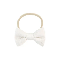 Ali+Oli Cotton Double Sided Baby Bib With Bow 11 Ali+Oli Cotton Double Sided Baby Bib With Bow -Megababies USA EmbroideredFlowers BowBib 2