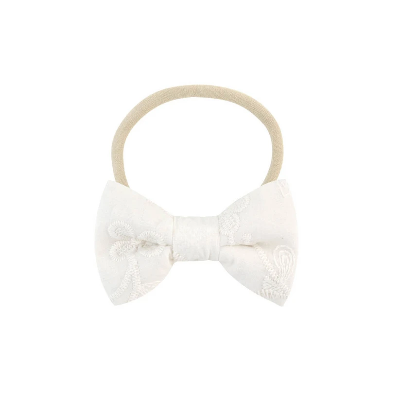 Ali+Oli Cotton Double Sided Baby Bib With Bow 5 Ali+Oli Cotton Double Sided Baby Bib With Bow - Image 5