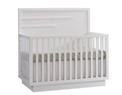 Natart Como Convertible Crib With Horizontal Molding 8 Natart Como Convertible Crib With Horizontal Molding -Megababies USA FB crib 3 white