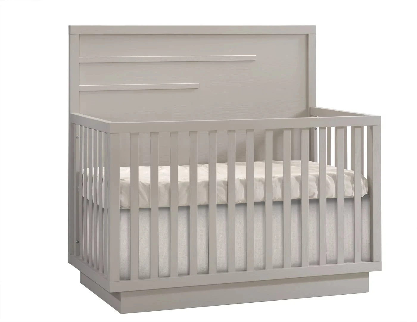 Natart Como Convertible Crib With Horizontal Molding 1 Natart Como Convertible Crib With Horizontal Molding
