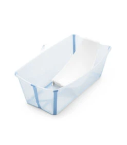 Stokke Flexi Bath Bundle -Megababies USA FlexiBath OceanBlue NewbornSupport 231220 3096 eCom