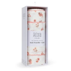 Adora Organic Cotton Muslin Swaddle + Cloth Set 21 Adora Organic Cotton Muslin Swaddle + Cloth Set -Megababies USA FloralGirlsinpackaging 1400x a80e7be3 b328 47af 8791 f9b4f61bb5ea