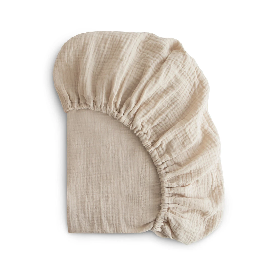 Mushie Extra Soft Muslin Mini Crib Sheet 1 Mushie Extra Soft Muslin Mini Crib Sheet