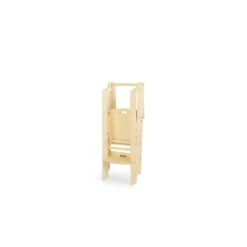 Dadada Folding Toddler Tower -Megababies USA FoldingToddlerTower Natural Folded