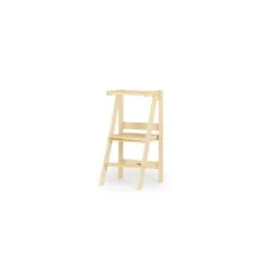 Dadada Folding Toddler Tower -Megababies USA FoldingToddlerTower Natural Main