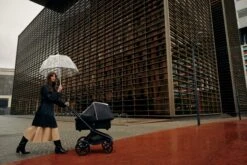 Bugaboo High Performance Rain Cover For Bugaboo Kangaroo/ Fox/ Lynx & Cameleon Strollers 8 Bugaboo High Performance Rain Cover For Bugaboo Kangaroo/ Fox/ Lynx & Cameleon Strollers -Megababies USA Fox5PerformanceRainCover Lifestyle Bugaboo P029 2852 F2