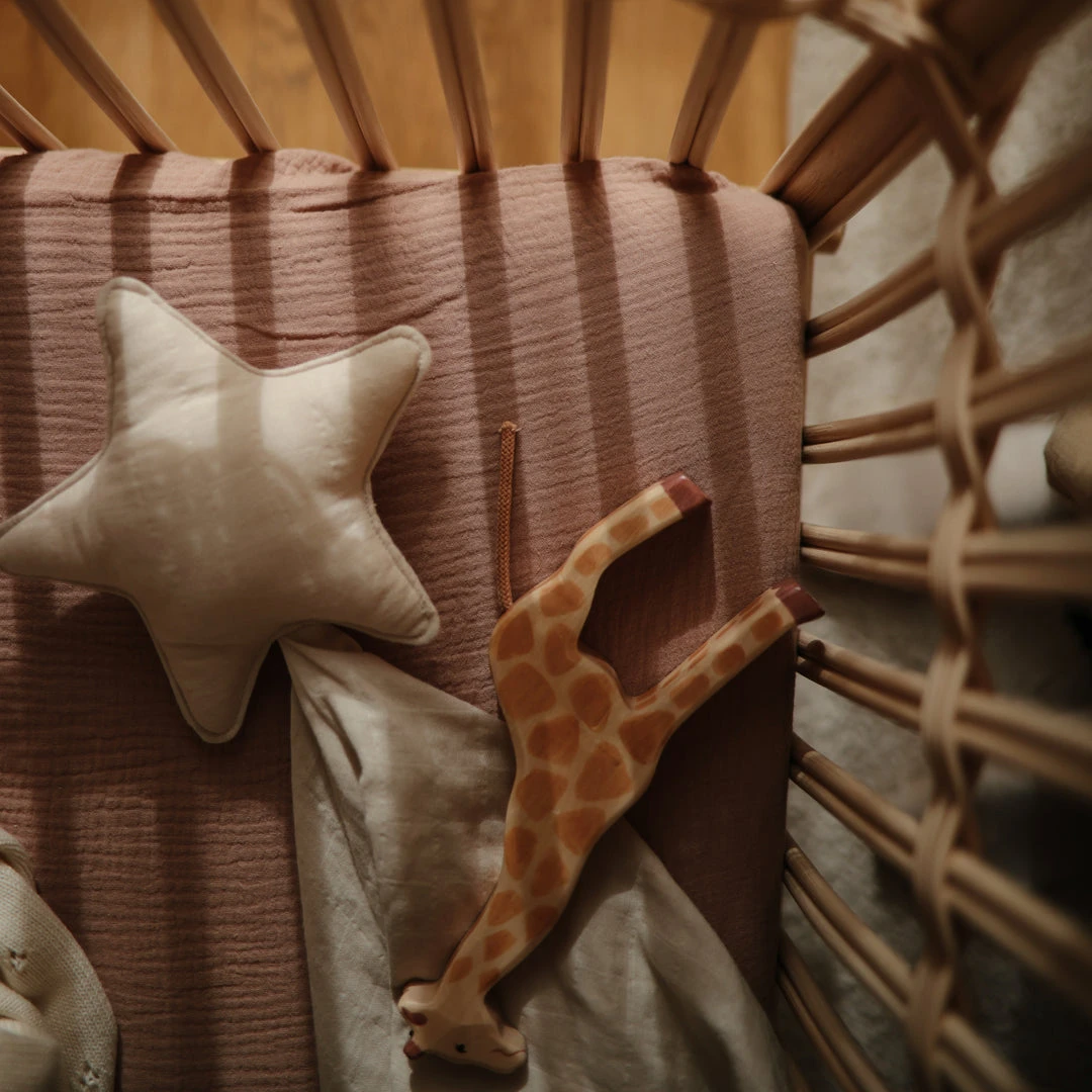 Mushie Extra Soft Muslin Mini Crib Sheet 11 Mushie Extra Soft Muslin Mini Crib Sheet - Image 11