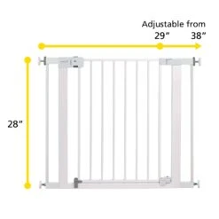 Safety 1st Safety 1ˢᵗ Easy Install Auto-Close Gate -Megababies USA GA099WHOC2 Easy Install Auto Close Gate C