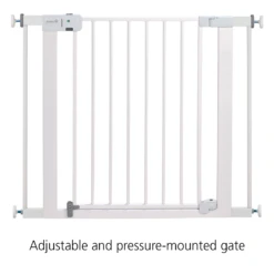 Safety 1st Safety 1ˢᵗ Easy Install Auto-Close Gate -Megababies USA GA099WHOC2 Easy Install Auto Close Gate F