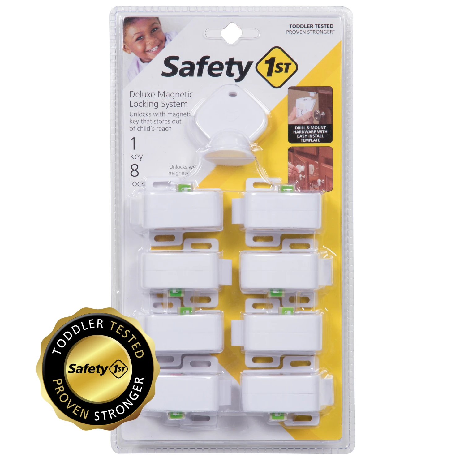 Safety 1st Safety 1ˢᵗ Deluxe Magnetic Safety Locking System 1 Safety 1st Safety 1ˢᵗ Deluxe Magnetic Safety Locking System