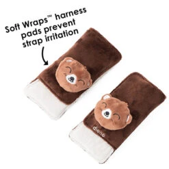 Diono Harness Soft Wraps & Toy 17 Diono Harness Soft Wraps & Toy -Megababies USA Harness Soft Wraps and Linkie Toys 510x510 BEAR 4