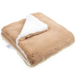 Kidu Cuddle Fuzzy Haven Blanket -Megababies USA HavenSand1