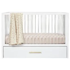 HushCrib 3-in1 Convertible Crib With Trundle