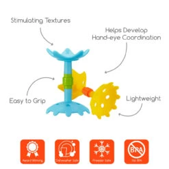 Innobaby Teethin' SMART EZ Grip Star Teether -Megababies USA IB A sku with icons ver2 Star Teether 15214.1624894036