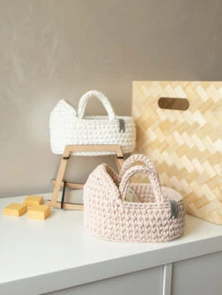 Anzy Home Mini Doll Cradle Round Hood With Stand