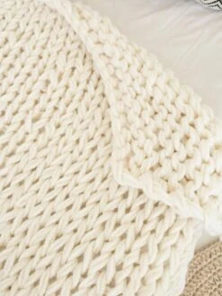 Anzy Home Chunky Knit Baby Blanket -Megababies USA IMG 5507
