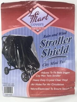 La Mart Baby Jogger City Mini Twin Rain Cover