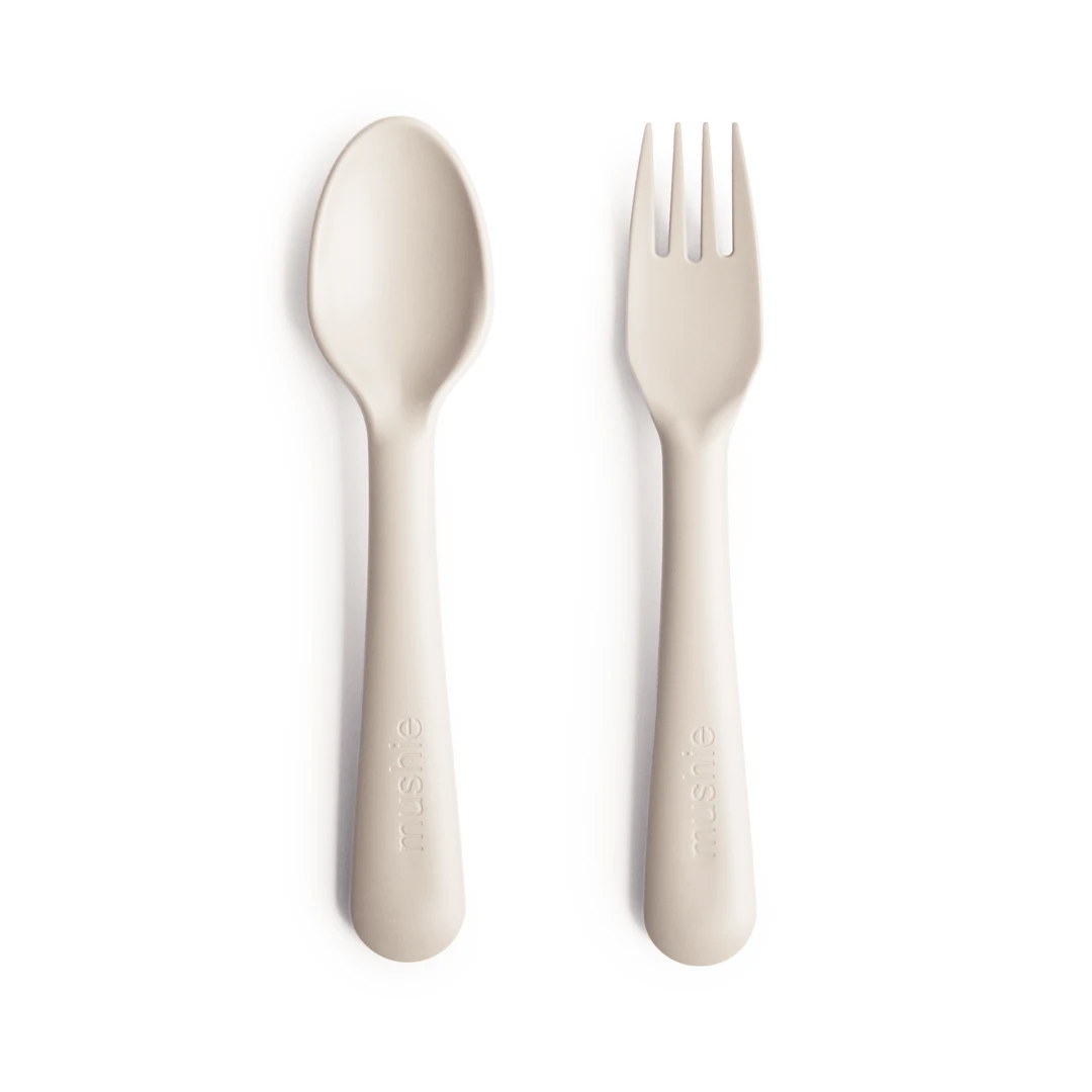 Mushie Dinnerware Fork And Spoon Set 8 Mushie Dinnerware Fork And Spoon Set - Image 8