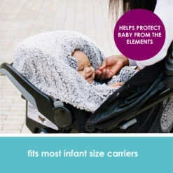 JJ Cole Cuddly Car Seat Cover 17 JJ Cole Cuddly Car Seat Cover -Megababies USA J00993 SH A12 83957.1652905432