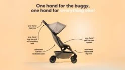 Joolz Aer2 Lightweight Compact Travel Stroller 23 Joolz Aer2 Lightweight Compact Travel Stroller -Megababies USA JoolzAer2 OneHand