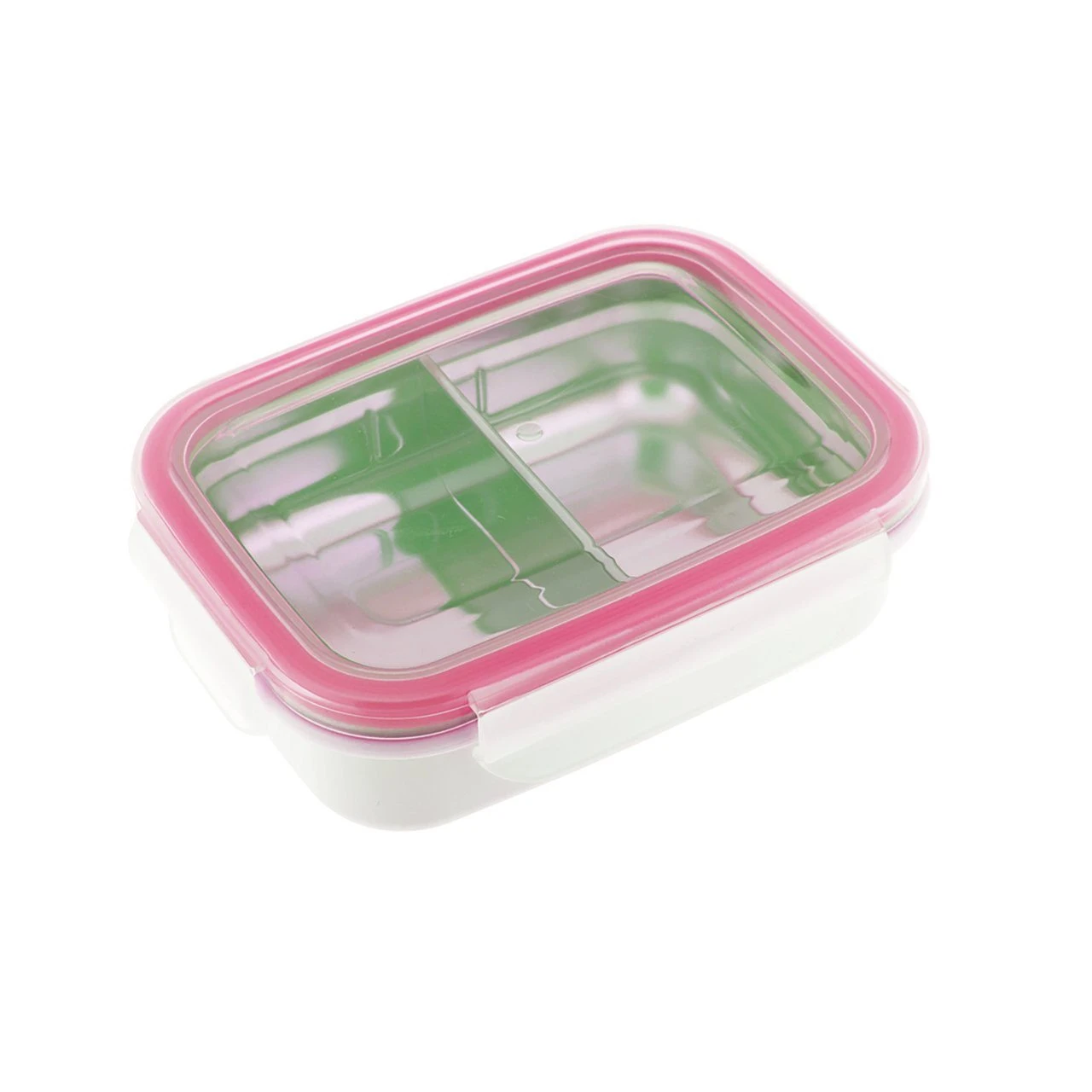 Innobaby Keepin' SMART Storage Stainless Steel Divided Bento Snack Box With Lid 2 Innobaby Keepin' SMART Storage Stainless Steel Divided Bento Snack Box With Lid - Image 2